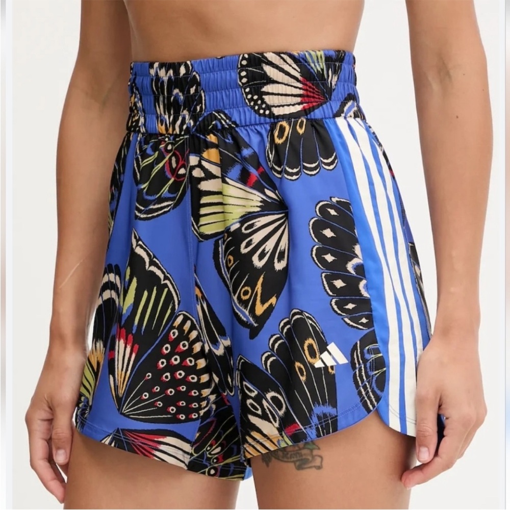 Farm Rio c Adidas Women's Butterfly Athletic Shorts